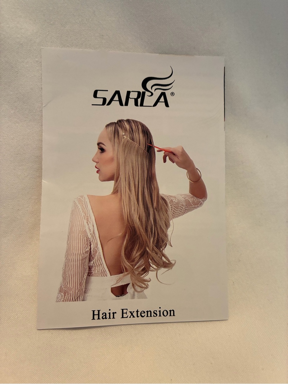 Golden Peach Blonde 14” Synthetic Hair Extensions With Elastic And Clips